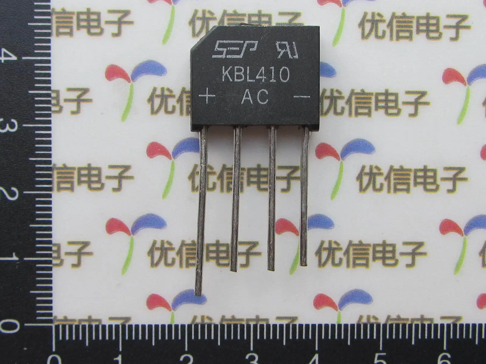 Бесплатная доставка мостовой выпрямитель KBL410/плоский свай 1000 в 4 а/для