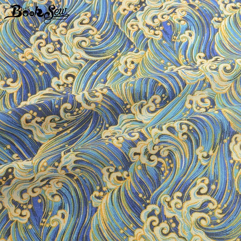 Booksew Cotton Linen Fabric African Ankara Telas Por Metro Canvas Tissu DIY Tablecloth Bag Curtain Cushion Burlap | Дом и сад