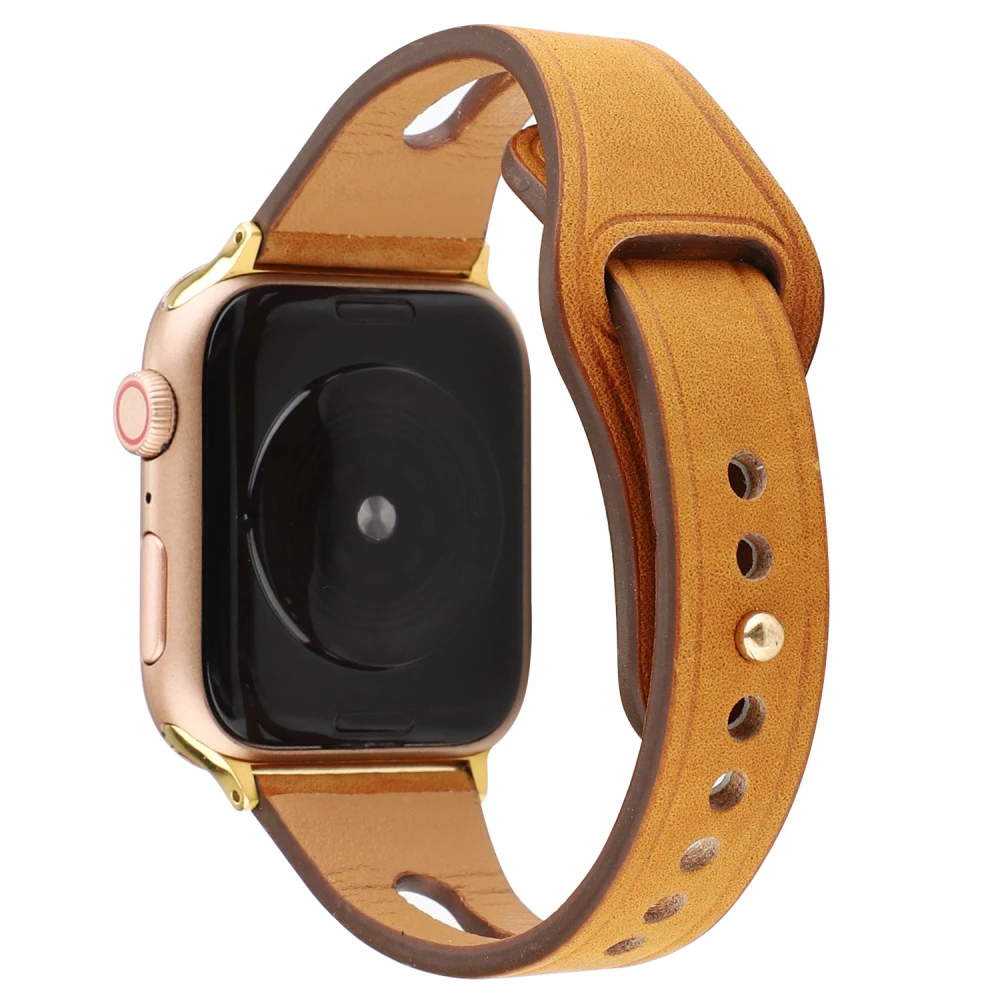 Ремешок для часов Apple Watch Band Series 4/3/2/1 спортивный браслет из блестящей кожи iwatch 44 мм