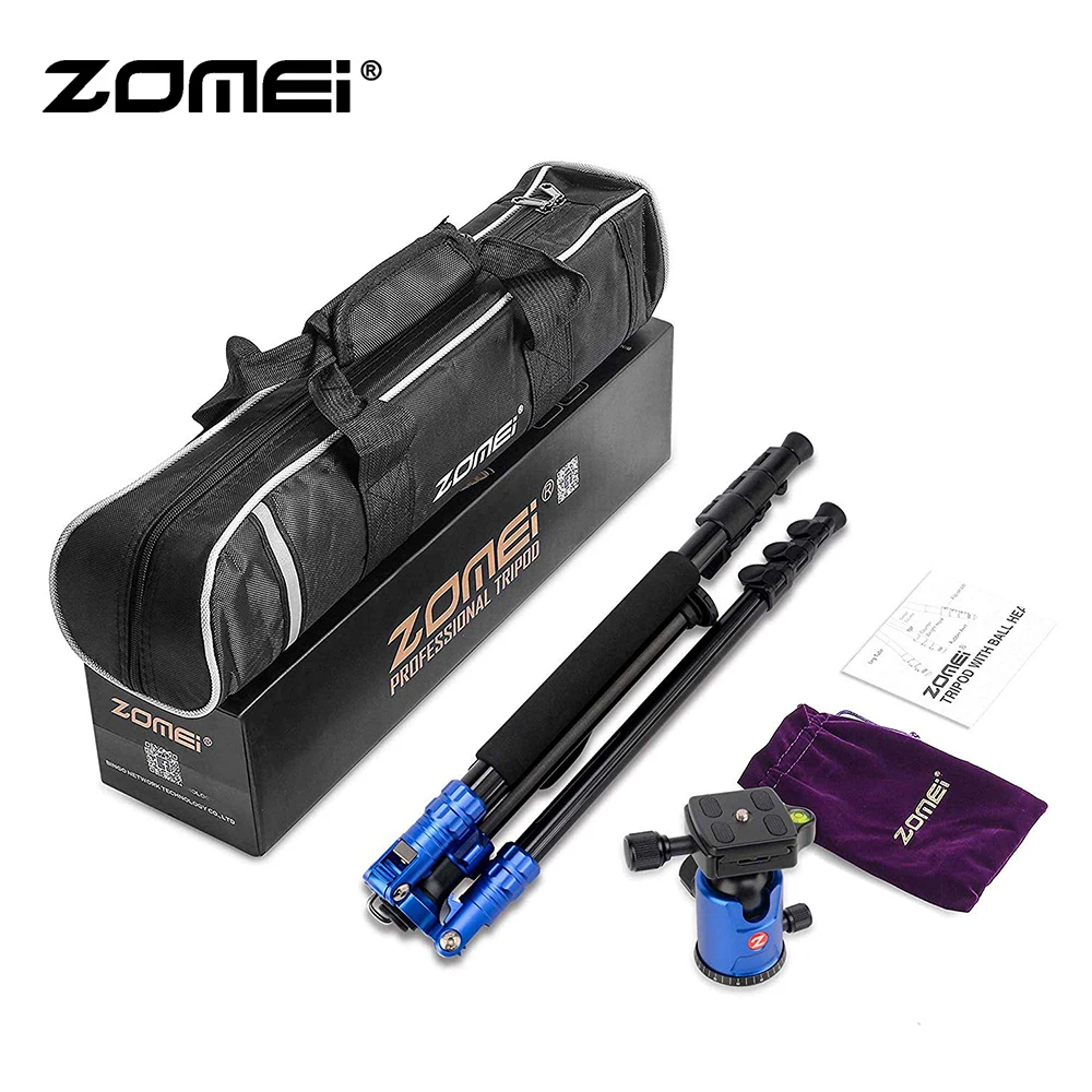 Zomei M7 дорожный компактный штатив с шаровой головкой БЫСТРОРАЗЪЕМНАЯ пластина DSLR штатив монопод подставка для камеры Canon Nikon sony DSLR DV