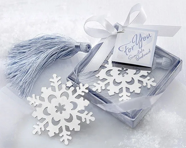 2017 Rushed настоящая книга маркер снежинка закладки свадебные принадлежности кулон