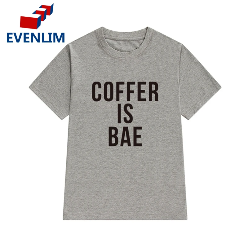 Evenlim Мода футболка с печатными буквами Для женщин тонкий черный короткими