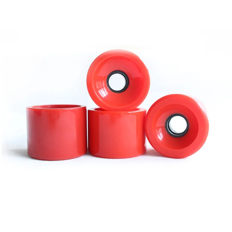 Колеса для длинных скейтбордов 70 мм многоцветные износостойкие 4 шт. | Спорт и