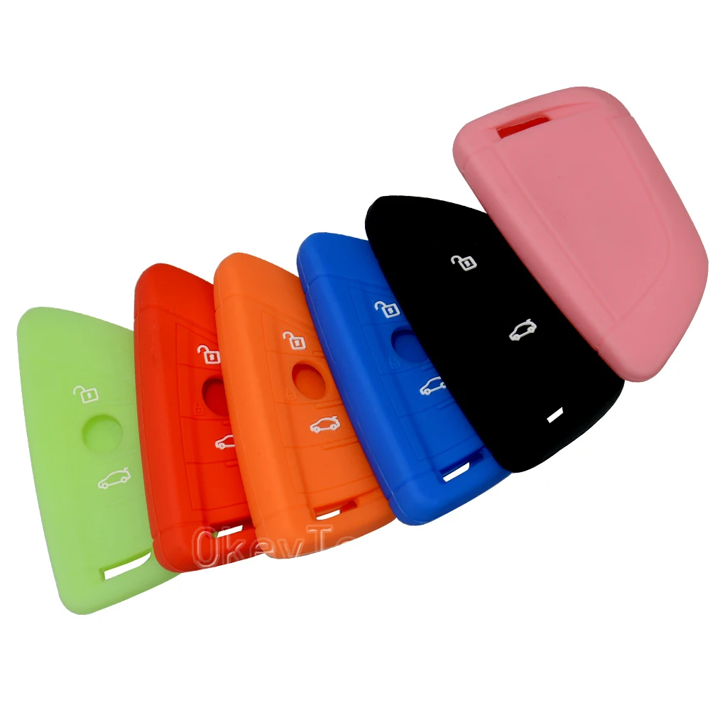 Чехол для автомобильного ключа силиконовый резиновый чехол защитный BMW X5 X6 с