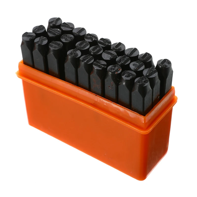 1 Набор кожаных букв цифр инструменты буквы Алфавит перфорация инструмент