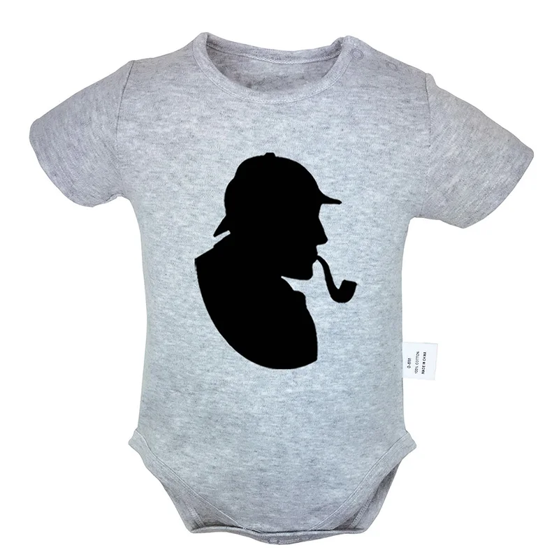 Baby678GD Детский комбинезон с короткими рукавами для новорожденных девочек и мальчиков 6-24 месяцев с принтом рок-н-ролл, спортивный костюм комплекты из хлопка - Цвет: Baby678GD