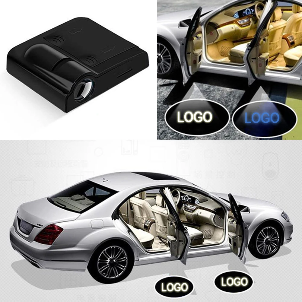 Двери автомобиля Беспроводной любезно светильник светодиодный проектор