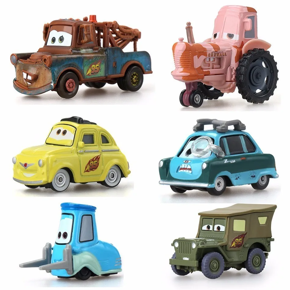 Детские игрушки Disney Pixar Молния Маккуин пластиковые машинки Мультяшные модели