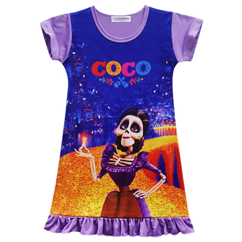 Moive COCO/летнее платье для девочек платье принцессы Детский костюм для детей от 2 до 10 лет, платье для малышей - Цвет: model 9