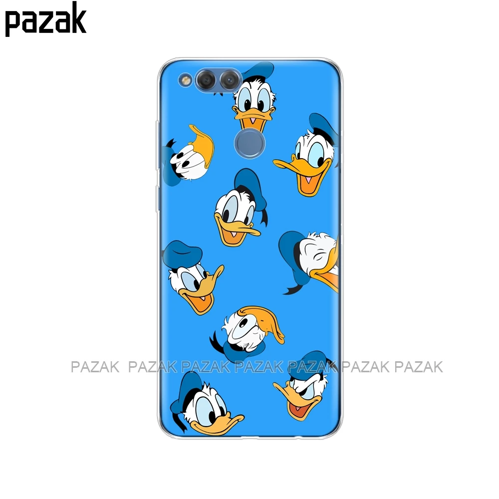 34489 Силиконовый чехол для телефона для huawei honor 7X, чехол s, мягкий ТПУ прозрачный чехол на заднюю панель телефона, полная защита 360 - Цвет: 34489