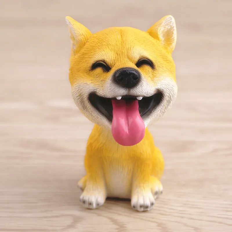 Новинка 2018 милые 3D наклейки с изображениями собак Хаски трясти головой кукла