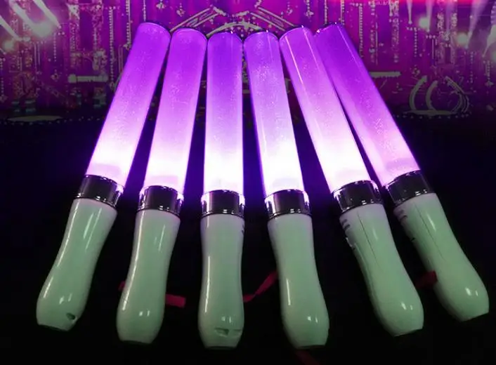 

Newest Flashing LED Glow Stick 15color variable Shining Led light stick Shining infinity color for japan quality by dhl shipping