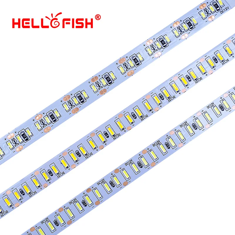 Светодиодная лента Hello Fish 5 м 3014 светодиодов 204 светодиода 12 в пост. Тока гибкая