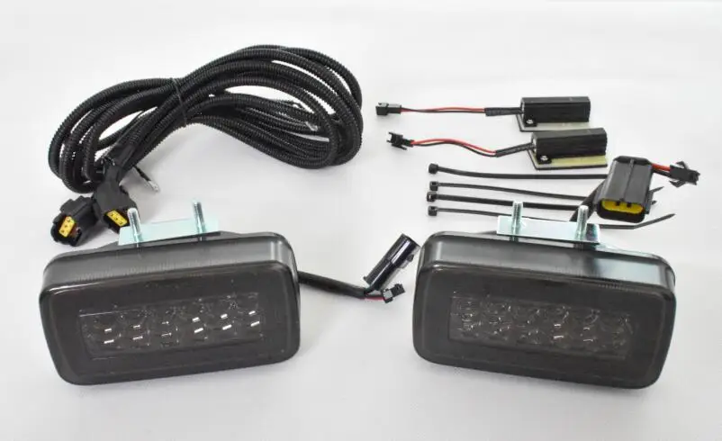 black W463 светильник заднего бампера для MB G-CLASS W463 G450 G500 G550 G55 G63 отражатель заднего бампера красный и черный - Цвет: black