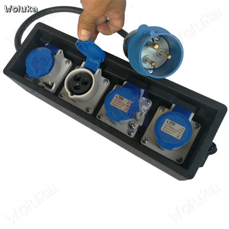 Фоторазветвитель 1 точка 4 линии 32А поворот 16a3 core Power box Spotlight Dysprosium Lamp Drag платы CD15