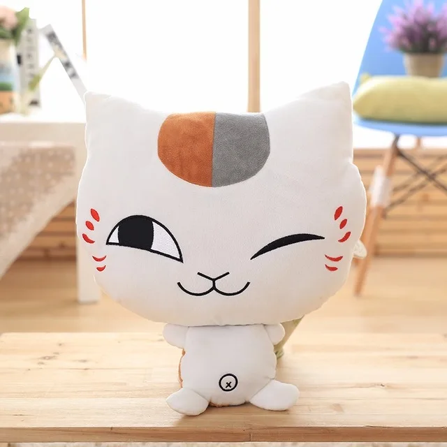 40 см аниме Нацумэ Yuujinchou Nyanko Sensei плюшевый Кот набитая Рука теплая подушка, 6 дизайнов можно выбрать - Высота: 40CM