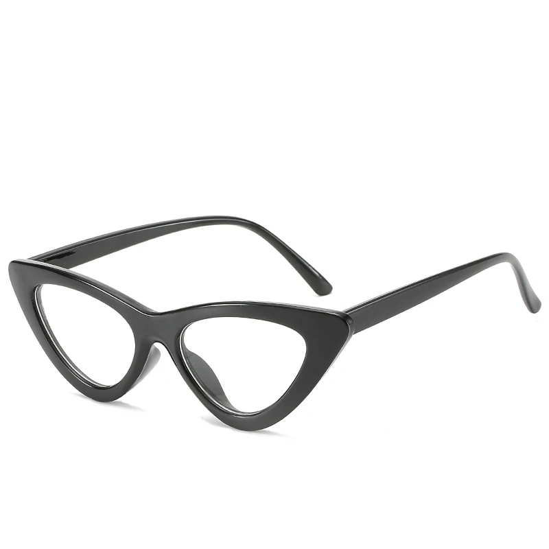 Black Кошачий глаз, близорукость, прозрачные очки, оправа для женщин, дизайнерские очки для зрения, оптическая оправа, черные, красные, розовые очки, Oculos De Grau - Цвет оправы: Black