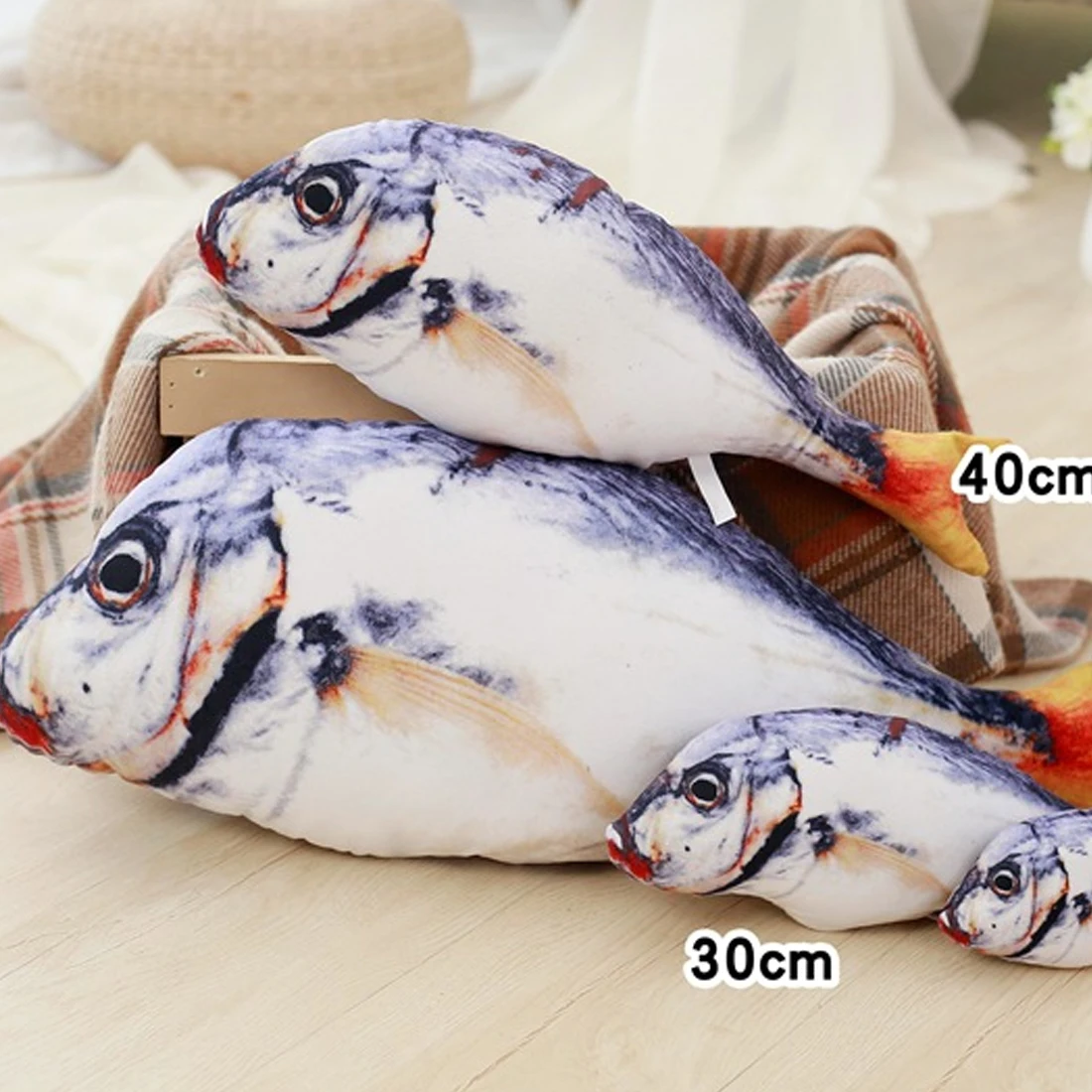 3D креативный питомец, кошка, котенок, жевательные игрушки для кошек, кошачья мята, мягкая Рыбка, интерактивный котенок, продукт для кошек, имитация рыбы, играющая игрушка