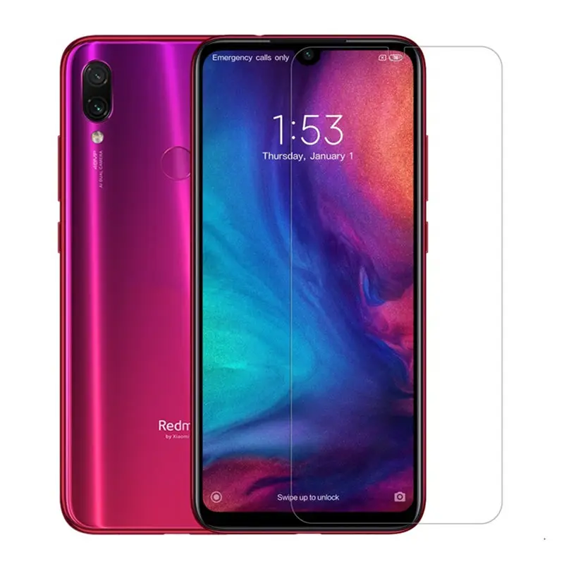 2 шт закаленное стекло для Xiaomi Redmi Note 7 Pro Новый мобильный телефон Snapdragon 675 note7pro