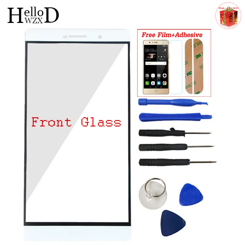 Переднее стекло для Huawei P8 Max передняя внешняя стеклянная панель сенсорный экран