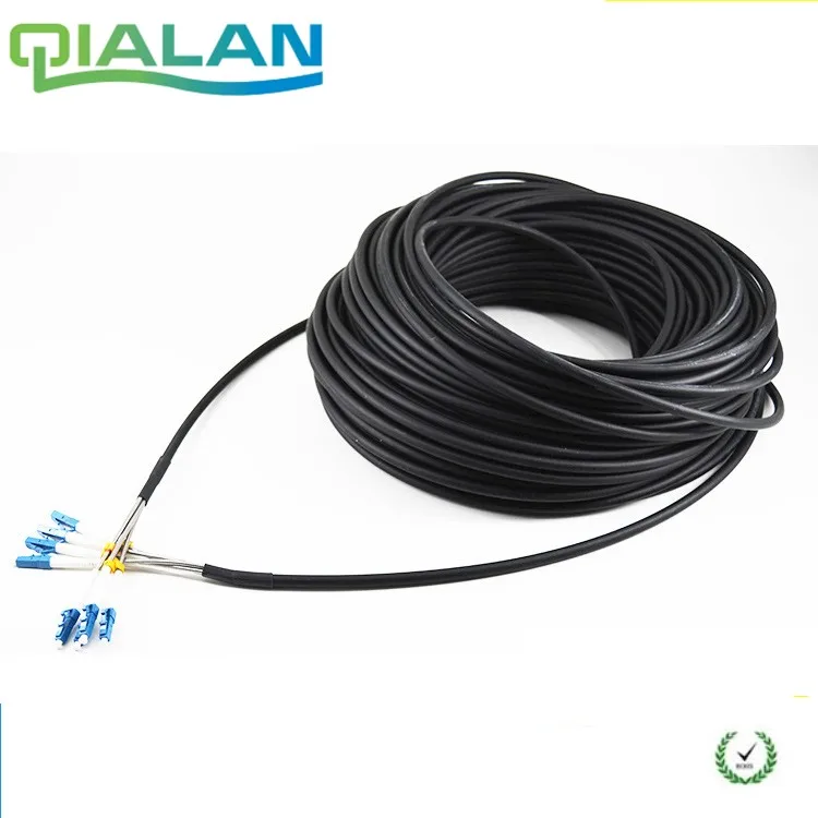 LC UPC FTTA Patchcord SM CPRI Открытый 4 ядра FTTA патч-кабель G652 LSZH 25 м 50 м 100 м