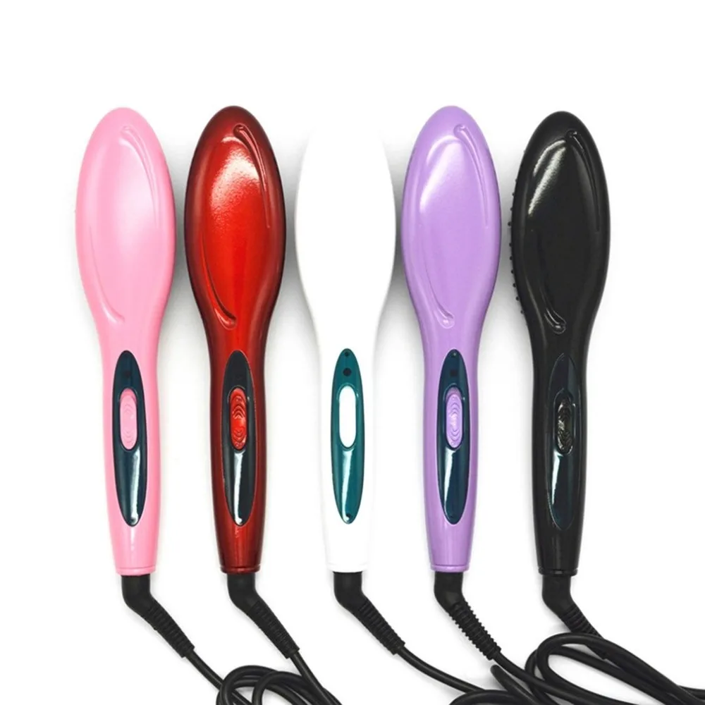 Электрическая щетка для волос расческа выпрямления инструмент укладки уход за