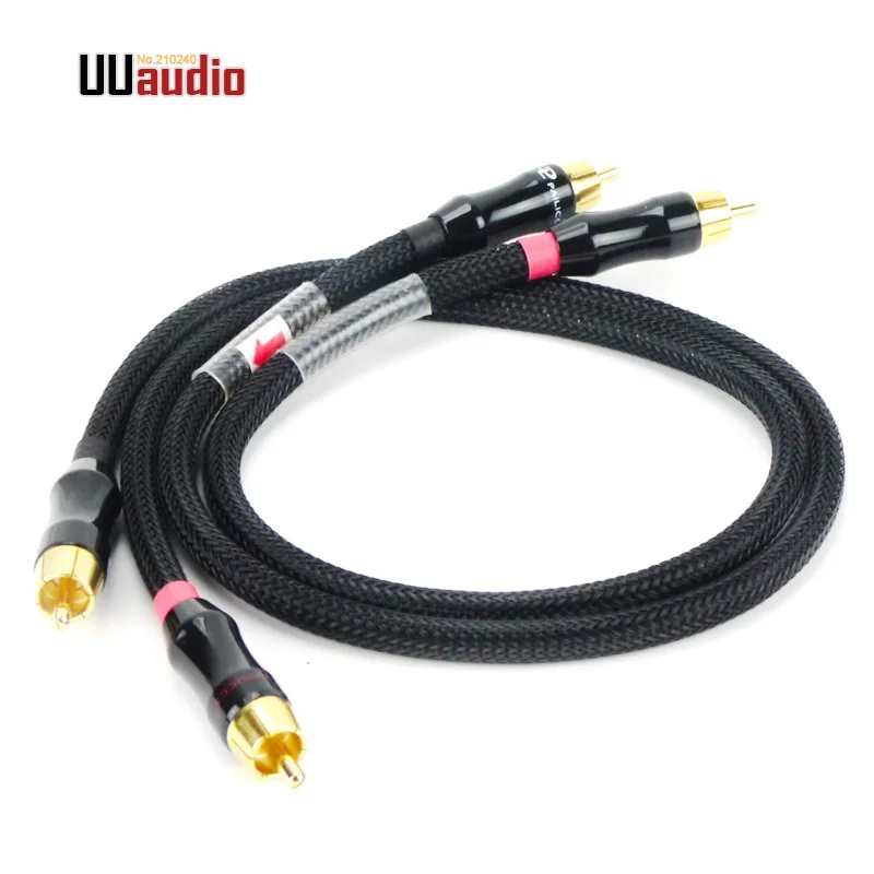 RCA кабель Hi Fi разъем типа папа Для Budweiser 4N OFC аудиокабель/0 5 м черный|hifi rca cable|rca