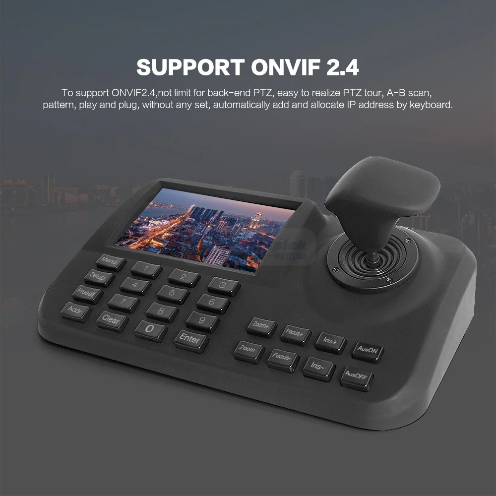 3D джойстик сети Управление клавиатура с 5 дюймов ЖК-дисплей для Скорость купол