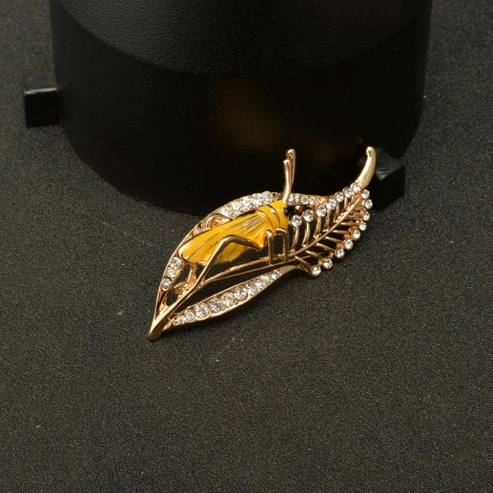 Женская брошка с эмалью свадебная брошь в форме захвата животного аксессуар