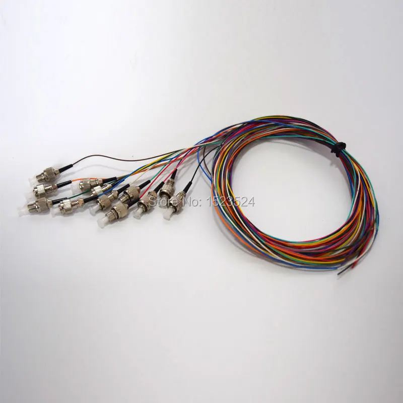 Бесплатная доставка 2 шт./лот 12 ядер 12F FC UPC 1M Одномодовый волоконно-оптический