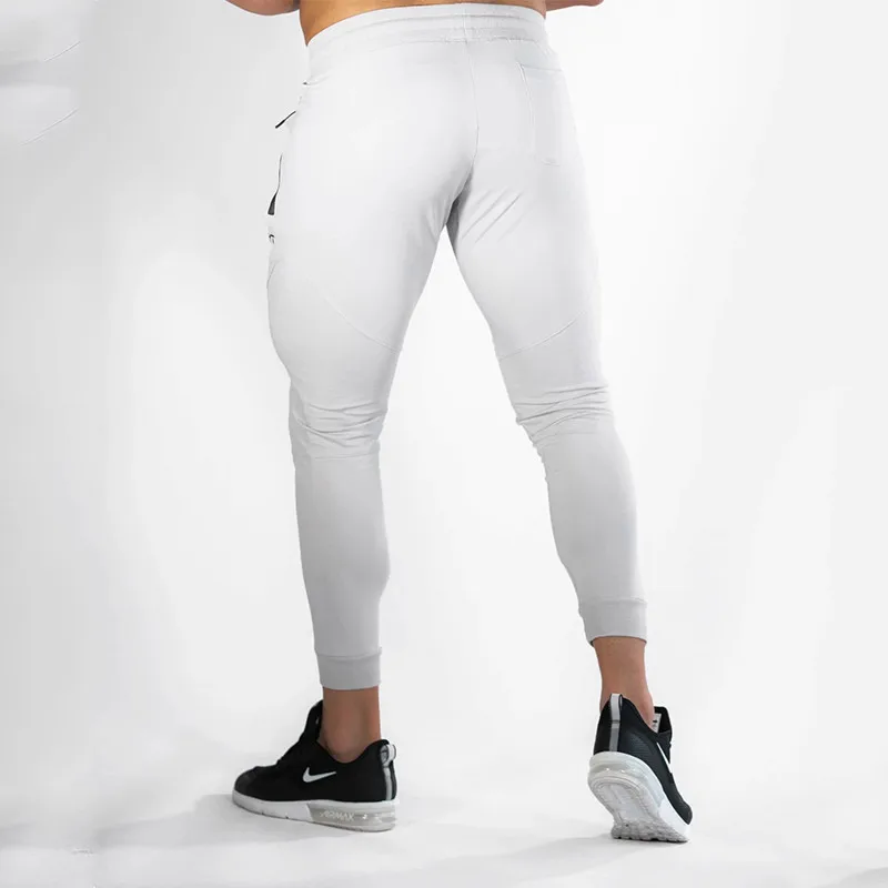 New men's running trousers fitness sweatpants quick-drying breathable tights jogging pants casual | Спорт и развлечения