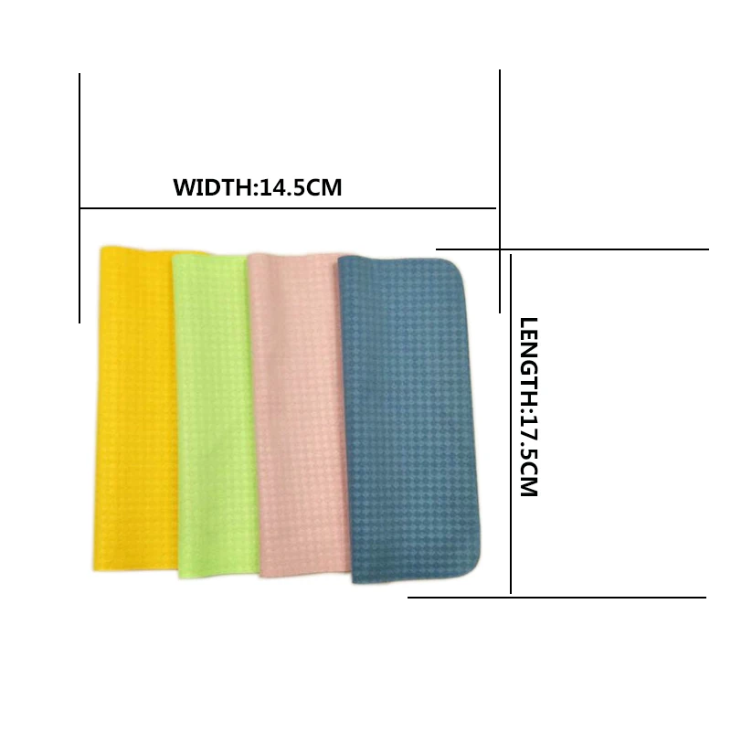 2018 New Microfiber needle a small grid pattern glasses cloth clean wipe screen Size 145mm*175mm | Аксессуары для одежды