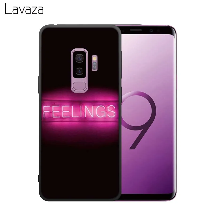 Lavaza Aesthetics Minimal Girl Soft Case for Galaxy Note 8 9 S7 edge S8 S9 S10 Plus S10e M10 20 30 Cover |