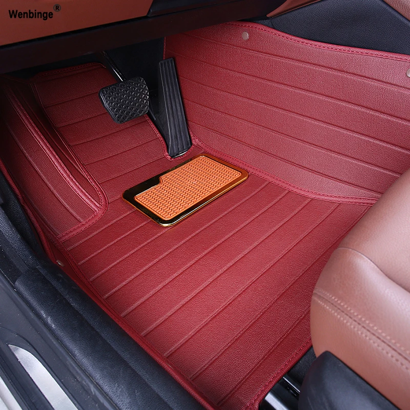 Wenbinge пользовательские автомобильные напольные коврики для Ford все модели mondeo Focus