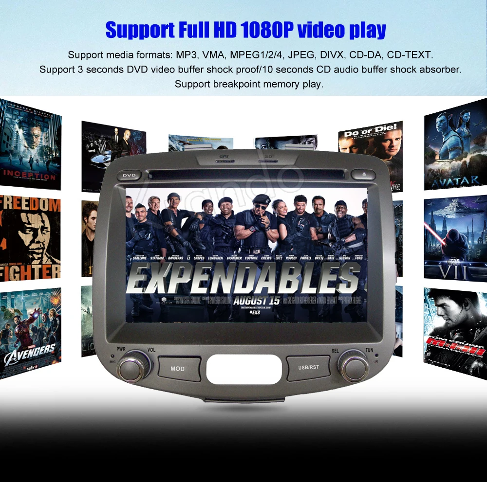 Krando " Android 9,0 Автомобильная dvd-навигационная система мультимедийная система для hyundai i10 2007-2012 аудио радио плеер wifi 3g DAB