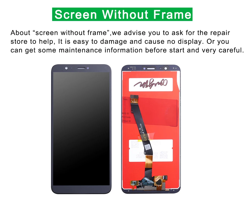Huawei P Smart lcd дисплей кодирующий преобразователь сенсорного экрана в сборе для huawei P Smart lcd с рамкой FIG LX1 L21 L22 замена экрана