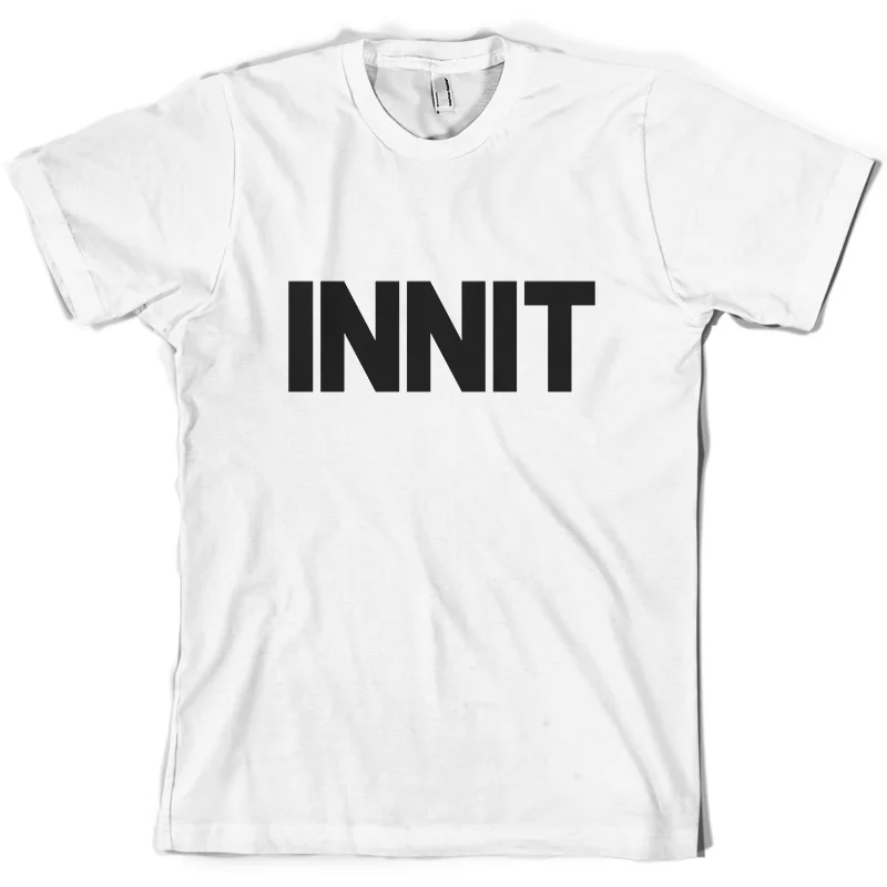 Innit-Мужская футболка-Slang-Street Free UK P &amp Футболка с принтом мужские футболки коротким