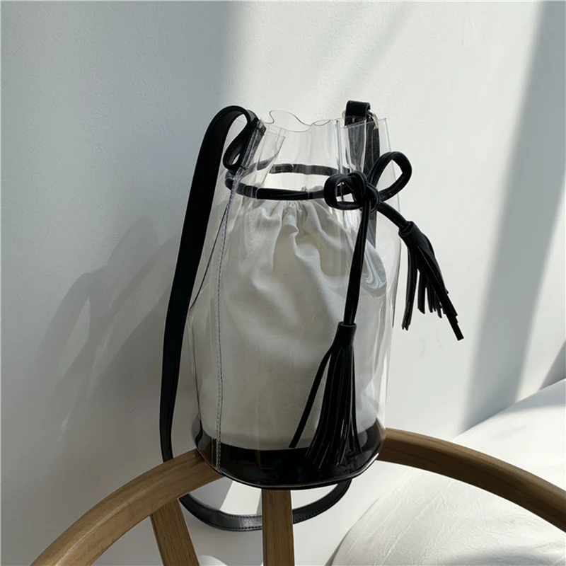 Youda новый прозрачный материал из ПВХ женская сумка на плечо модные стильные