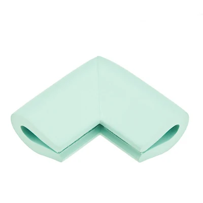 Light Green u-образный 60*60 мм Детский защитный угловой мягкий стол Детская безопасность угловой Детский защитный край и угловая защита - Цвет: Light Green