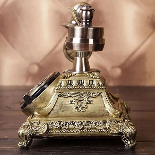 Фиксированный телефон с вращающимся циферблатом европейский стиль винтажный