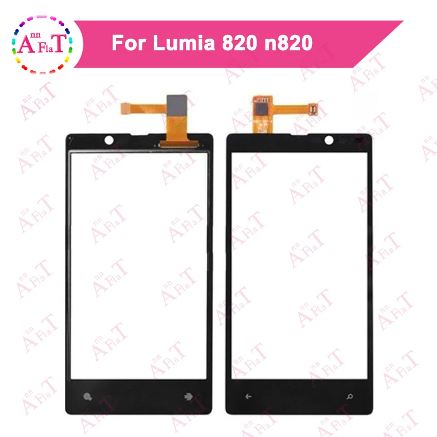5 шт./лот 4 3 &quotдля Nokia Lumia 820 N820 сенсорный экран с рамкой дигитайзер Датчик внешняя