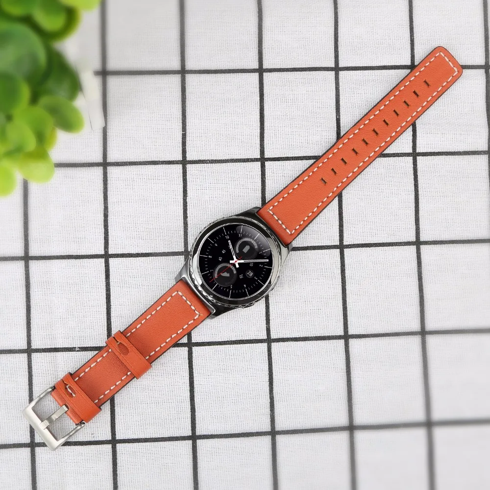 Ремешок для часов Samsung Gear S2 из натуральной кожи 20 мм|watch strap|quick release watch strapwristband for |