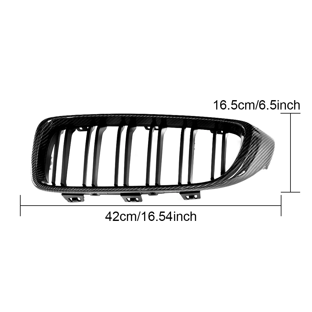 Углеродная решетка для BMW F30 F80 M3 F32 F82 F33 F83 F36 M4 420i 435i 428i 2013 2018 передний бампер