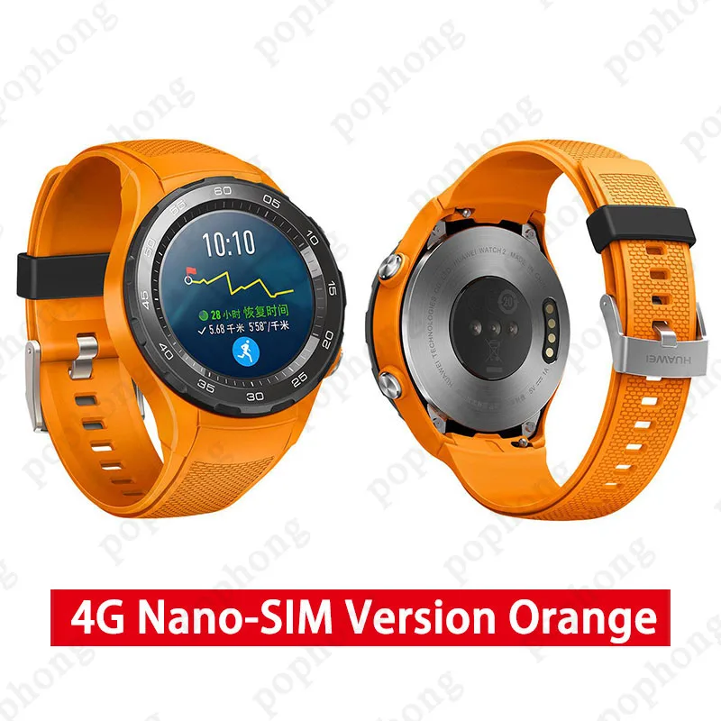 Оригинальные Смарт часы Huawei Watch 2 с глобальной прошивкой поддержка bluetooth LTE4G