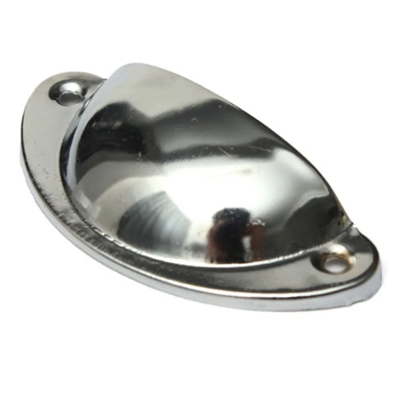 Wholesales item 12pcs Kitchen Cupboard Door Cabinet Knobs Drawer Half Moon Shell Pull Handles Chrome color | Обустройство дома
