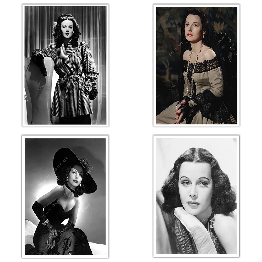 Мать Wi Fi Hedy Lamarr картины на холсте для Леди Винтажные настенные постеры из крафт