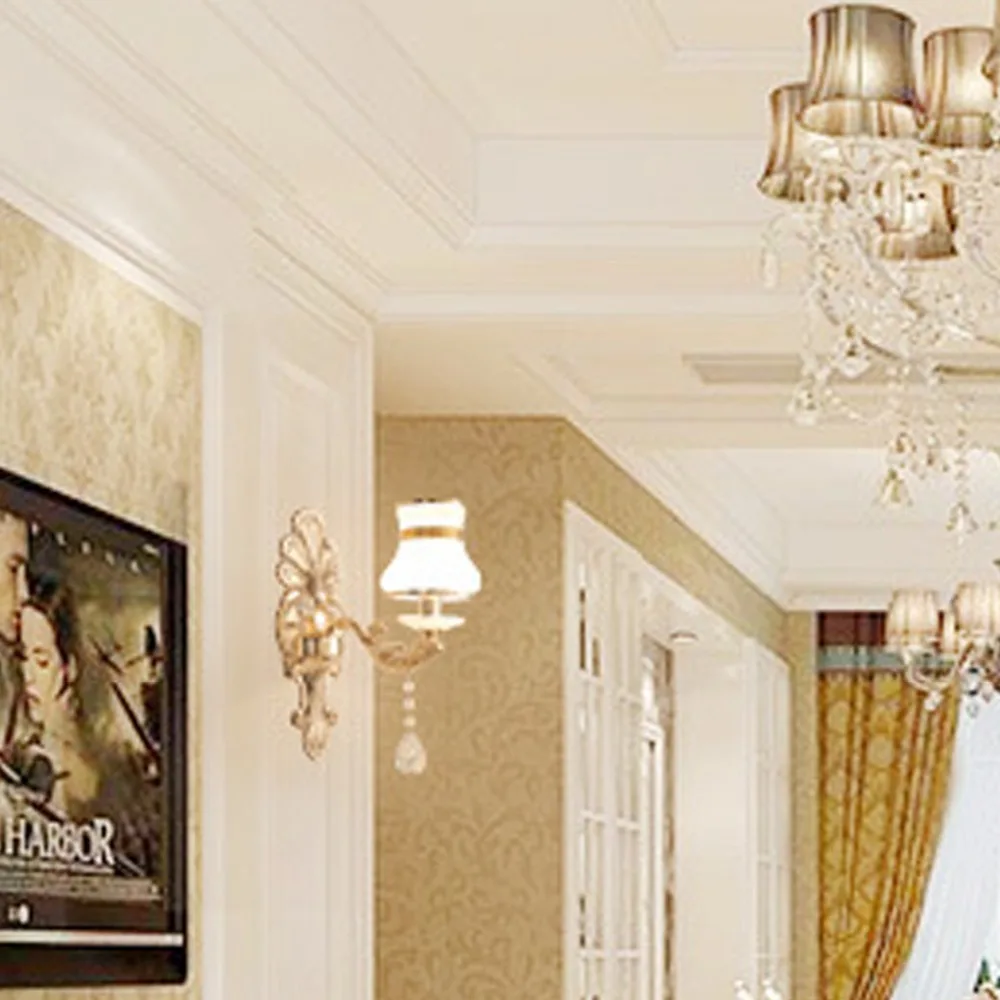 Отель Вилла прикроватная Светодиодная лампа с украшением в виде кристаллов