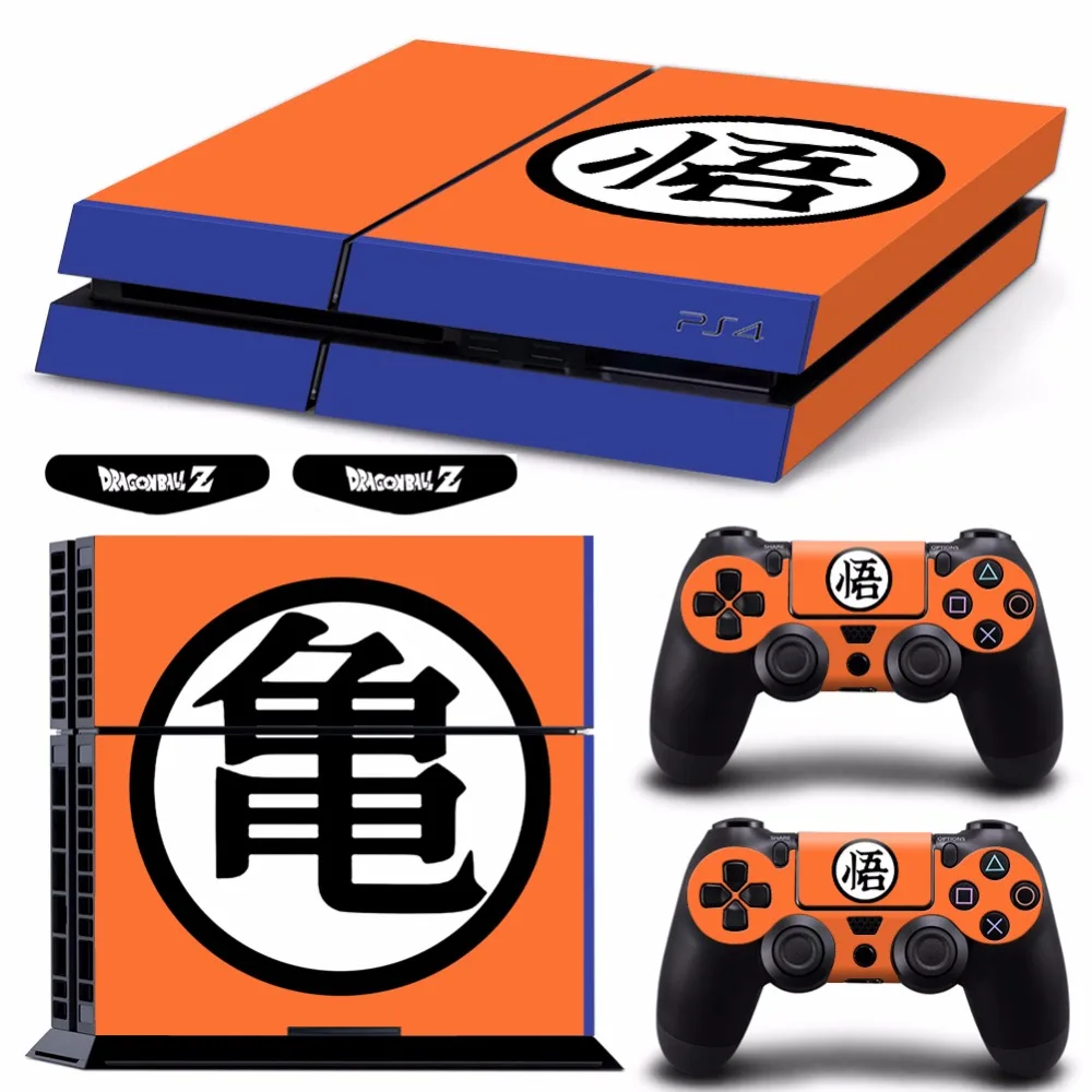 Виниловый чехол ARRKEO Dragon Ball Z наклейка для PS4 Sony PlayStation 4 консоль и 2 контроллера