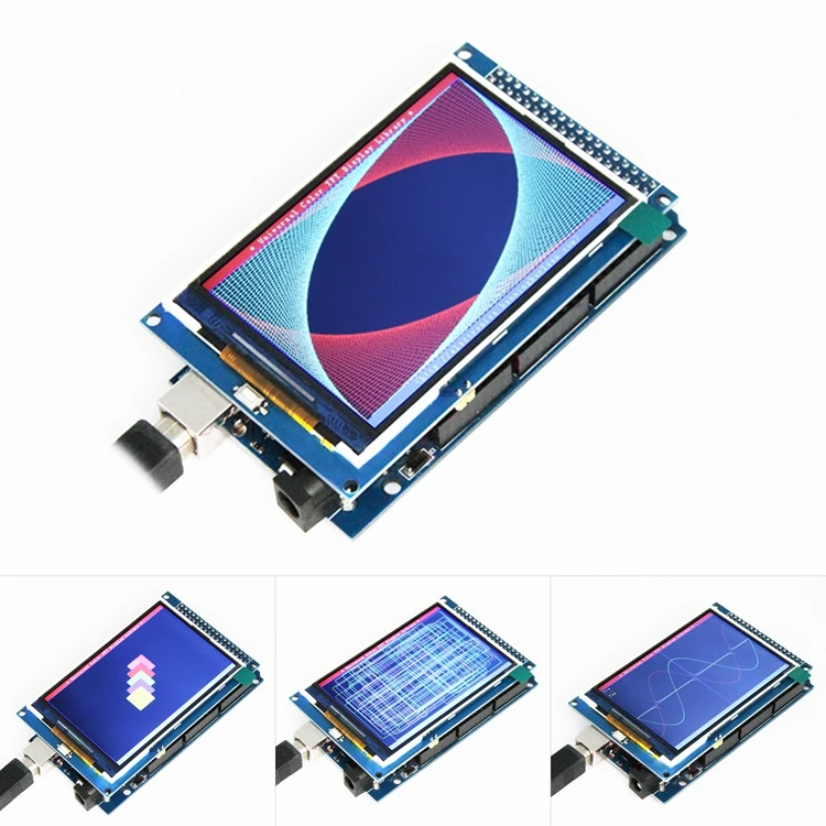 Новый 3 5 дюймовый TFT ЖК дисплей модуль платы 320x480 экран для Arduino Mega 2560|Аксессуары