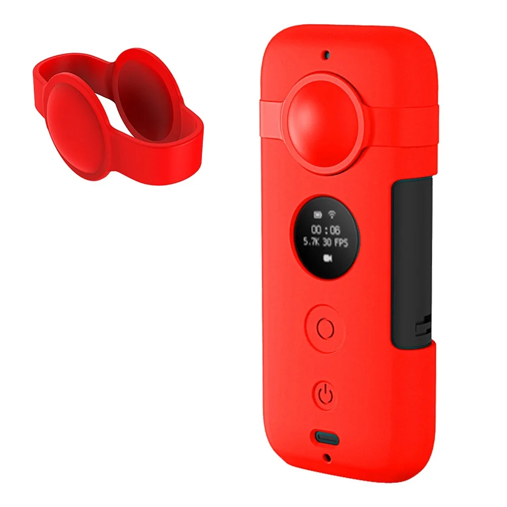 Устойчивый к царапинам защитный силиконовый чехол для Insta360 One X и рыбий глаз